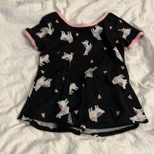 Lama shirt, size 8 (girls)